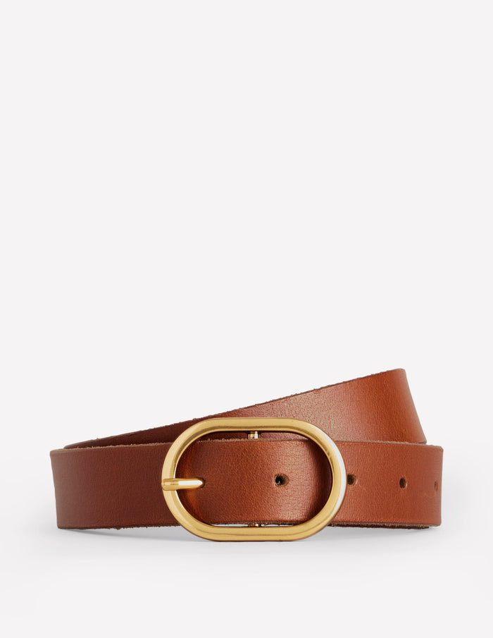 Classic Leather Belt Tan