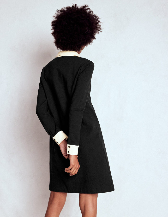 Georgina Ponte Dress Black & White