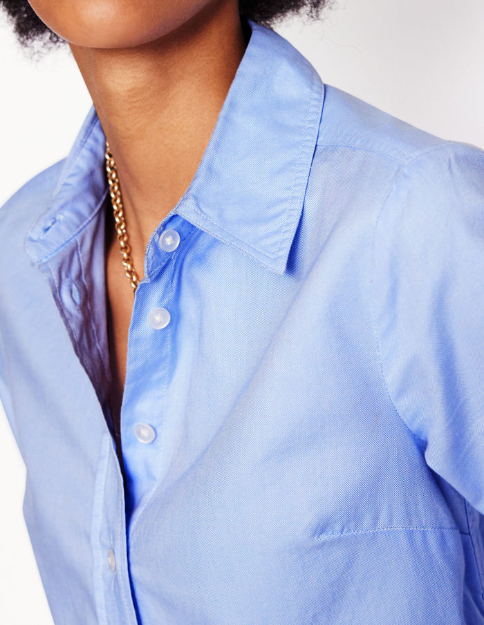 Sienna Cotton Shirt Blue Oxford