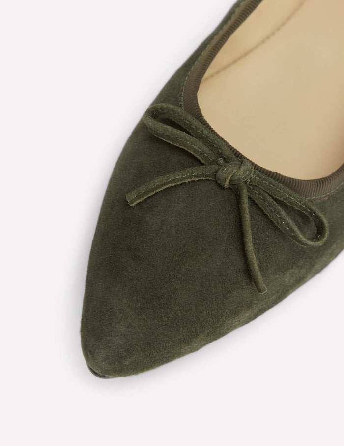 Point Flexi Sole Flat Dark Moss