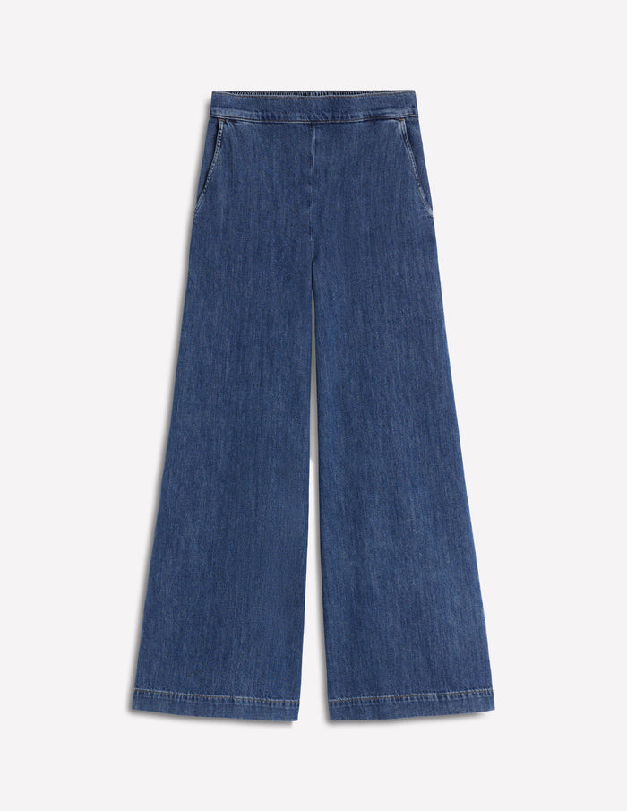 Pull-on Denim Pants MID WASH
