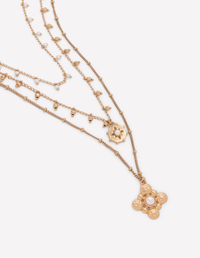 Layering Necklace Gold Colour