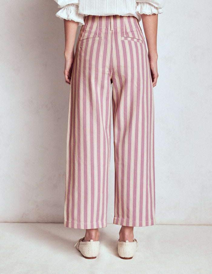 Primrose Patch Pocket Pants Lilac Tram Stripe
