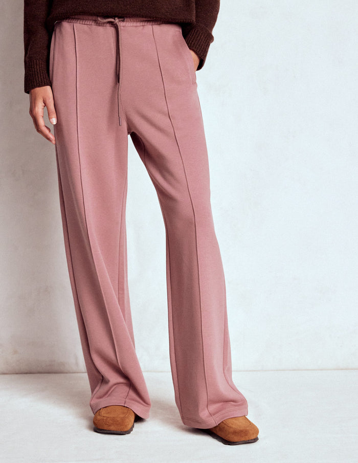 Wide Leg Joggers Blushing Rose