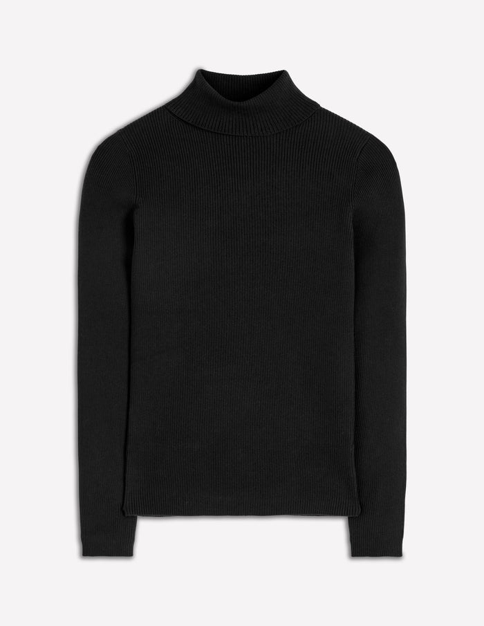 Emilia Roll Neck Sweater Black