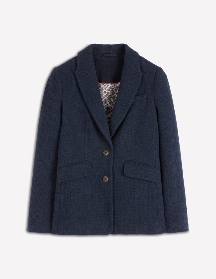 Stamford Texture Blazer Navy Texture