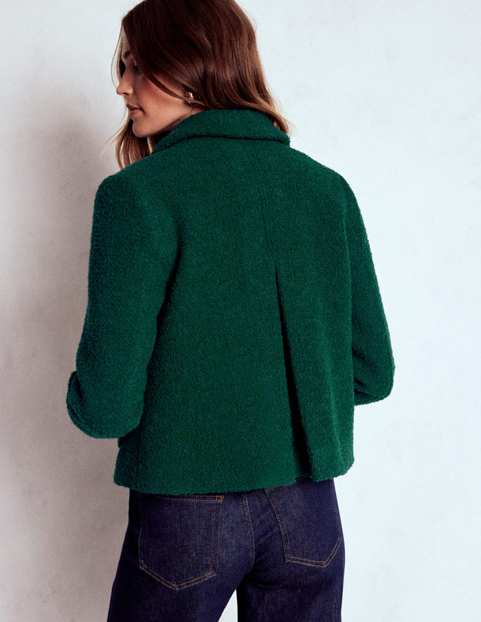 Knightsbridge Wool Jacket Emerald Night