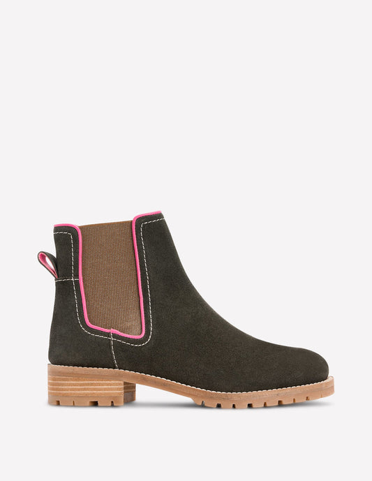 Freya Chelsea Boots Dark Moss