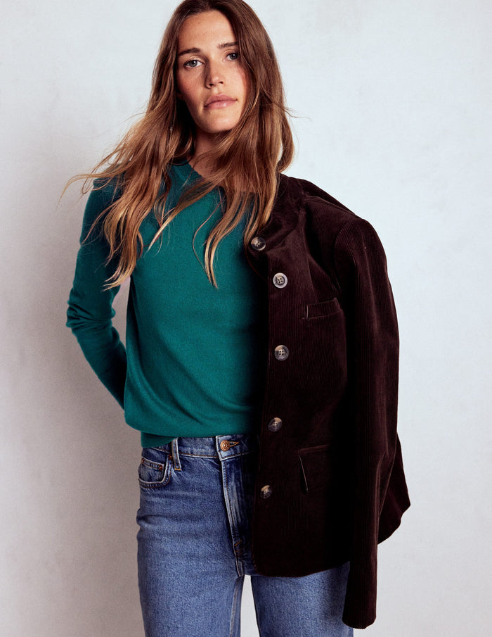 Briony Stitch Sweater Drake Green