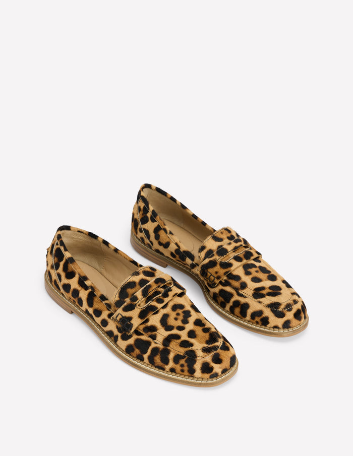Nya Penny Loafers Classic Leopard