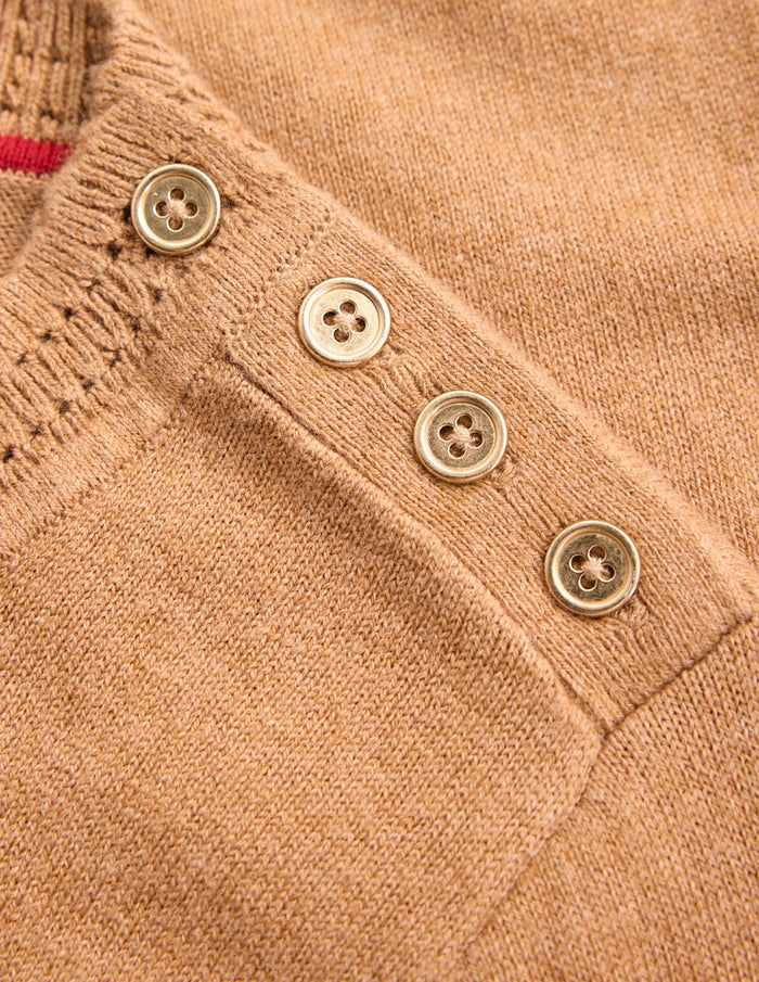 Briony Stitch Sweater Camel Melange