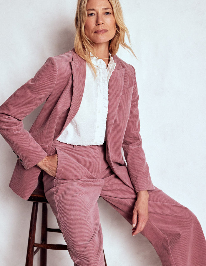 Belgravia Cord Pants Pink Heather
