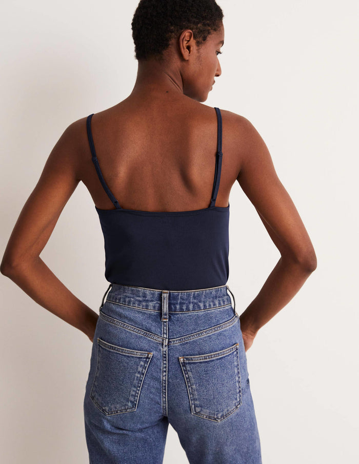 Plain Cami Top Navy
