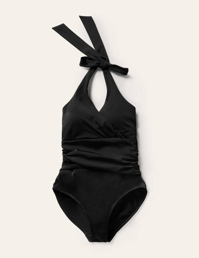 Levanzo Halter Swimsuit Black