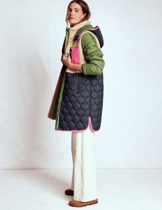 Borg Mix Coat Multi Borg