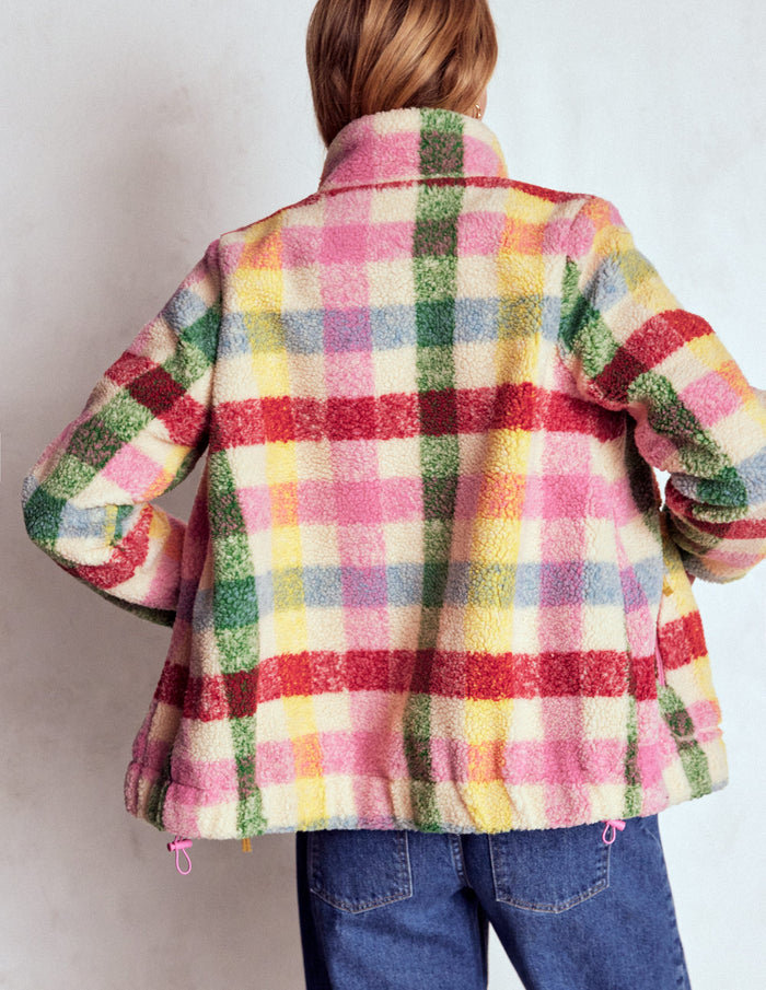 Westminster Borg Jacket Multi, Check