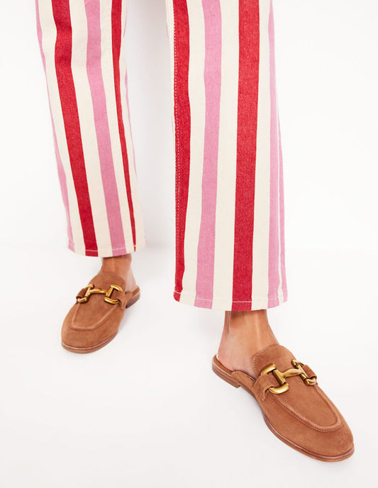 Iris Snaffle Mule Loafers Tan