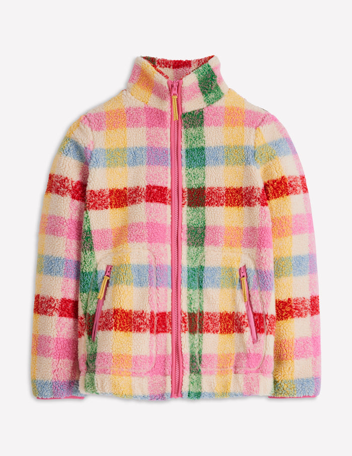 Westminster Borg Jacket Multi, Check