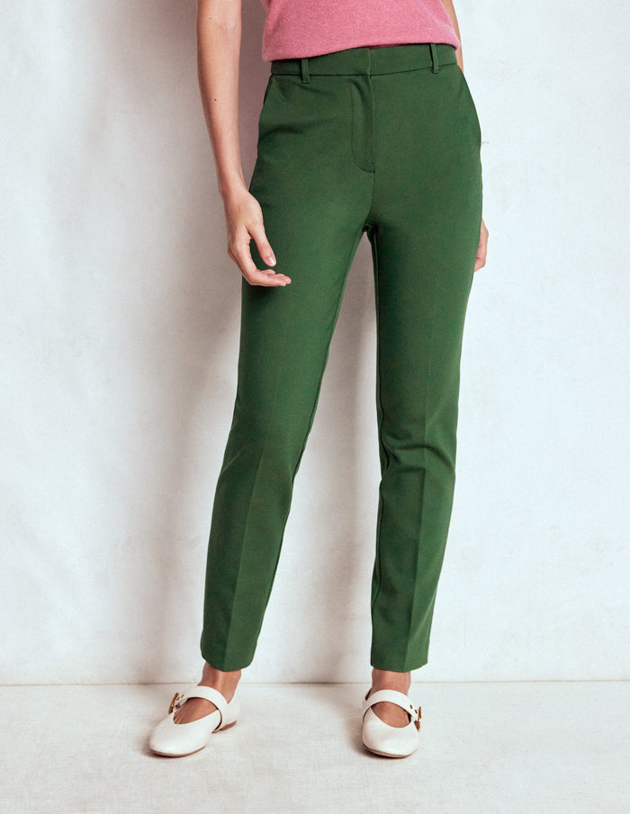 Highgate Ponte Pants Hunter Green