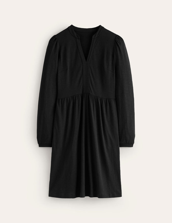 Naomi Relaxed Jersey Dress Black