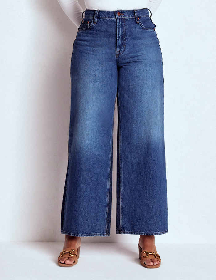 High Rise Wide Leg Jeans Hotch Potch
