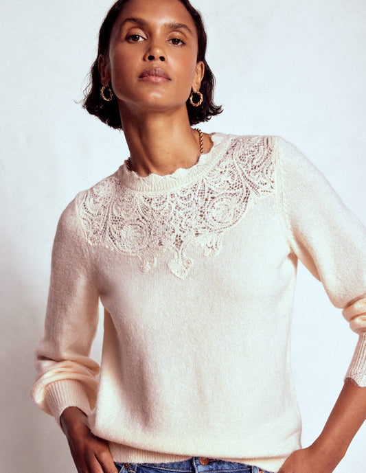 Fluffy Embroidered Sweater Rope