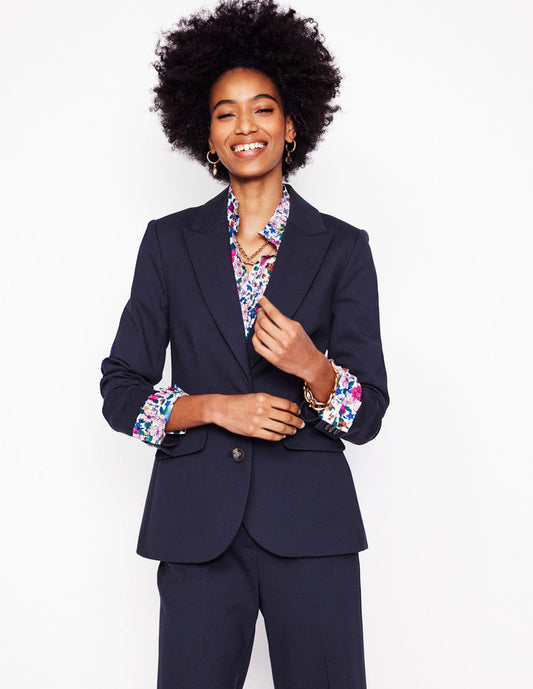 Marylebone Ponte Blazer Navy