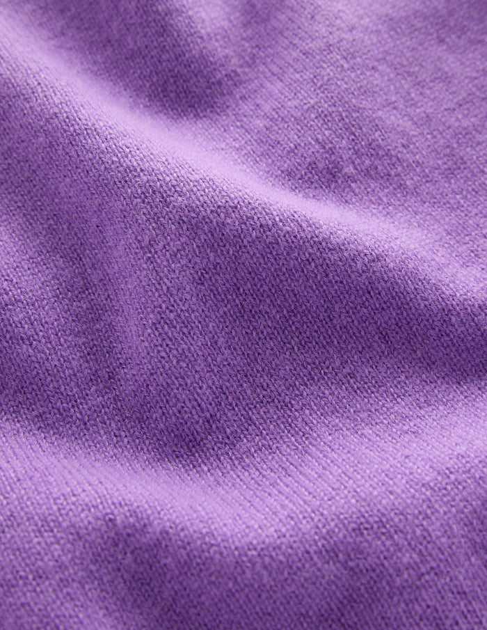 Eva Cashmere T-Shirt Purple Topaz