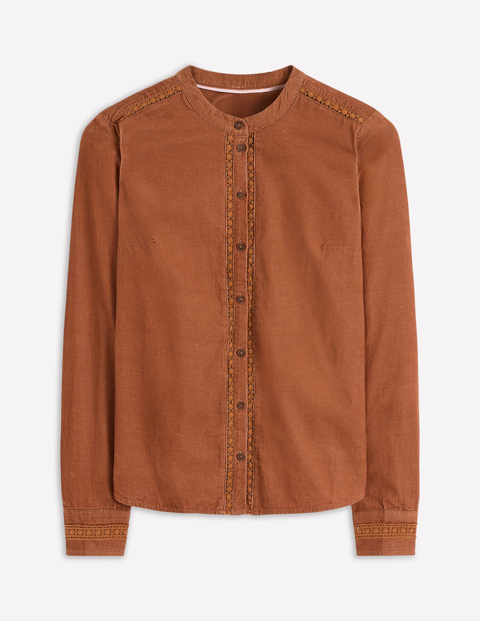 Victoria Cord Shirt Ginger