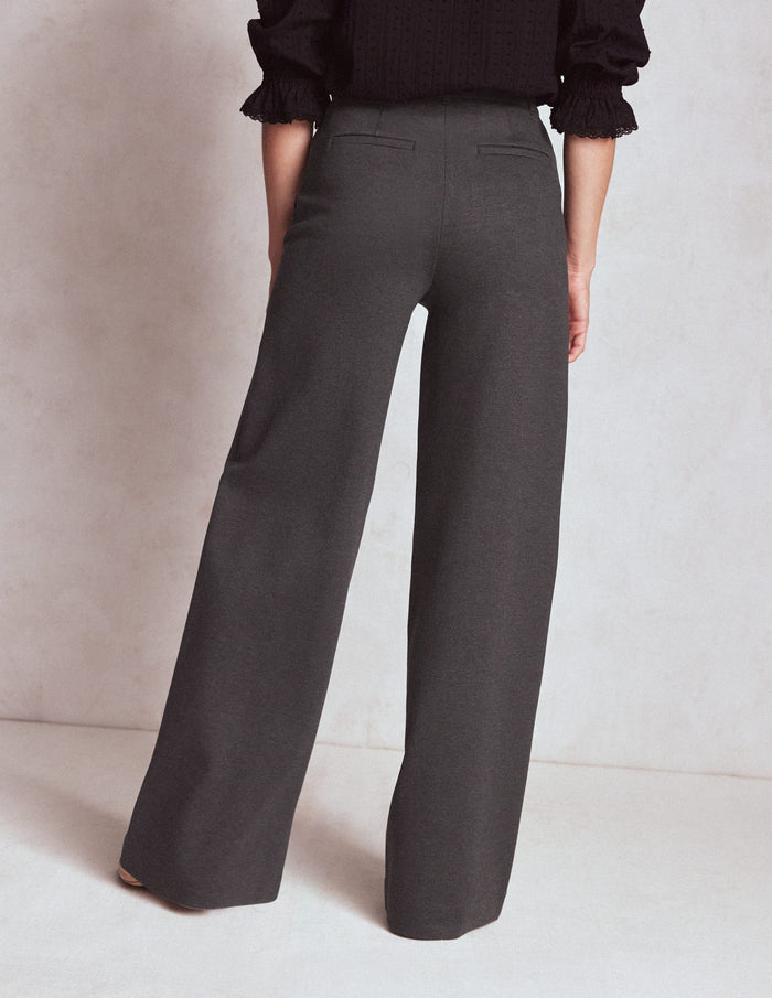 Belgravia Ponte Pants Charcoal Grey
