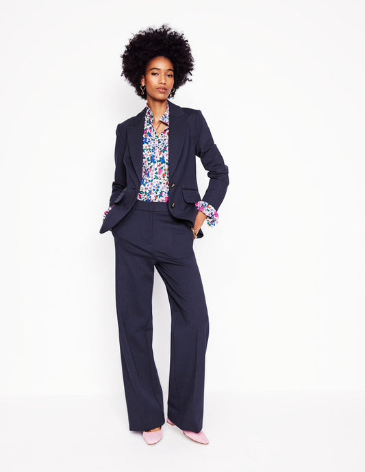 Marylebone Ponte Blazer Navy
