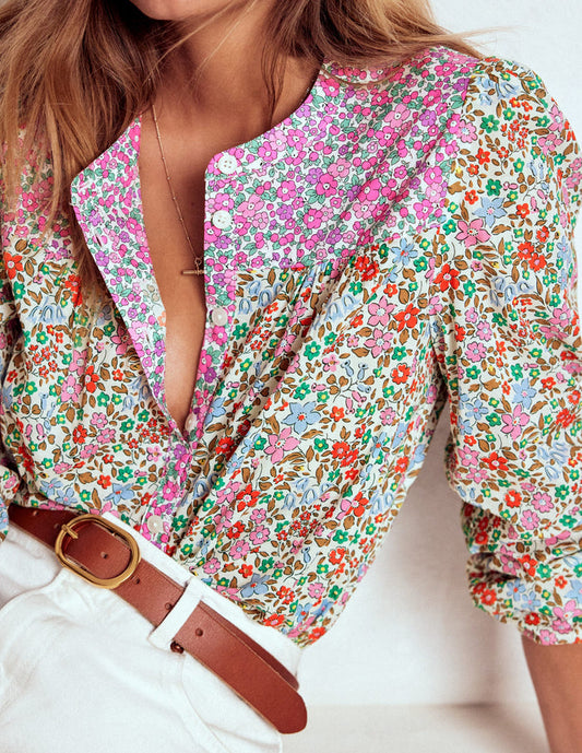 Corrine Cotton Top Flowerbed