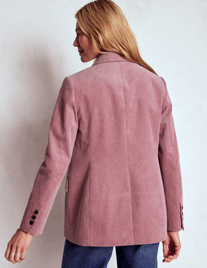 Woodbridge Cord Blazer Blushing Rose