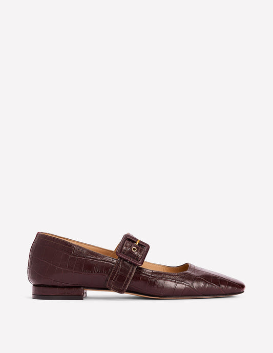 Vic Chisel Toe Mary Janes Oxblood