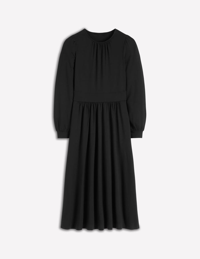 Alexandra Jersey Midi Dress Black