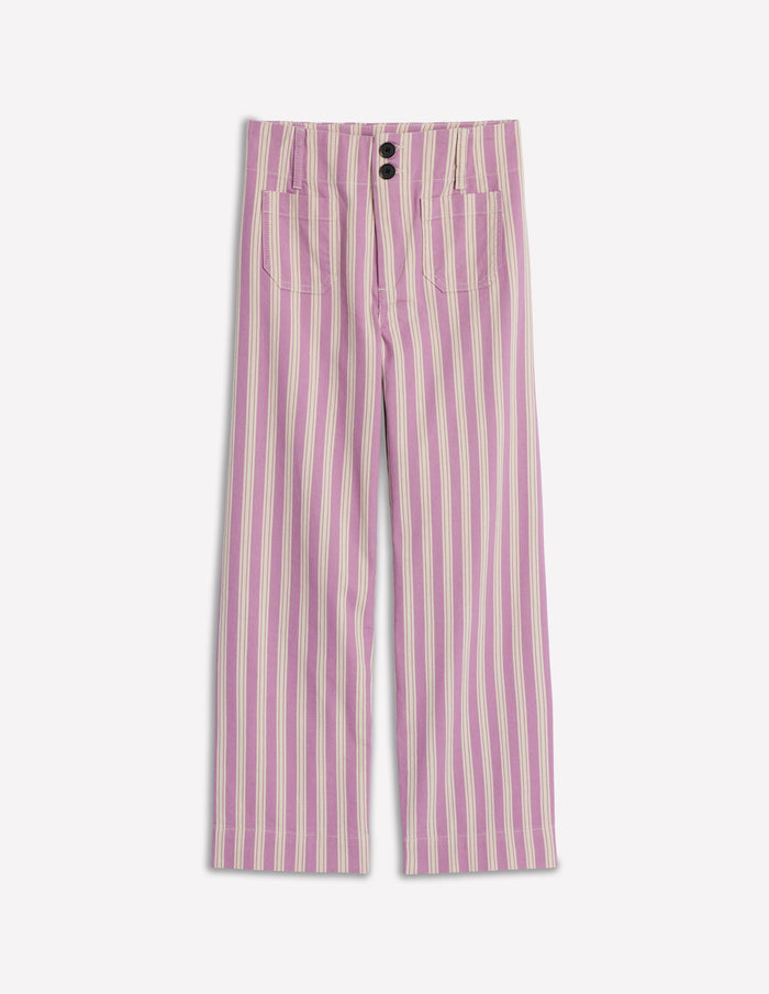 Primrose Patch Pocket Pants Lilac Tram Stripe