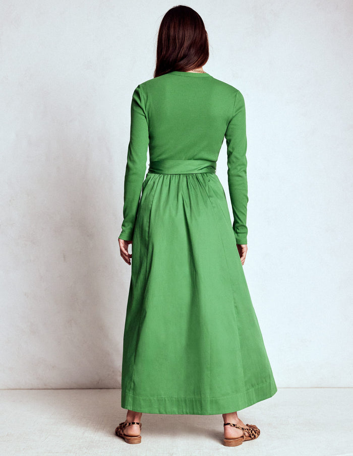 Button Detail Mix Dress Fairway
