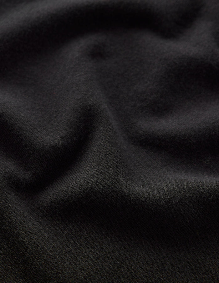 Emilia Cotton Crew Sweater Black