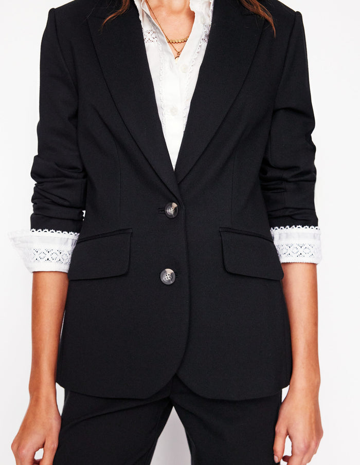Marylebone Ponte Blazer Black