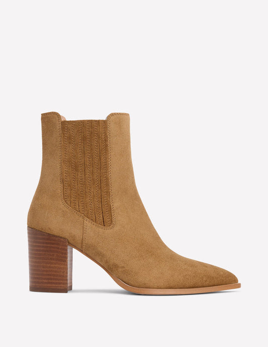 Point Casual Ankle Boots Caramel