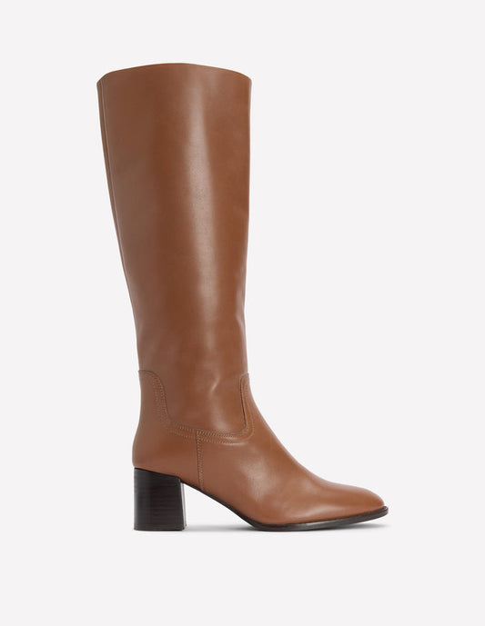 Skye Smart Knee Boots Tan