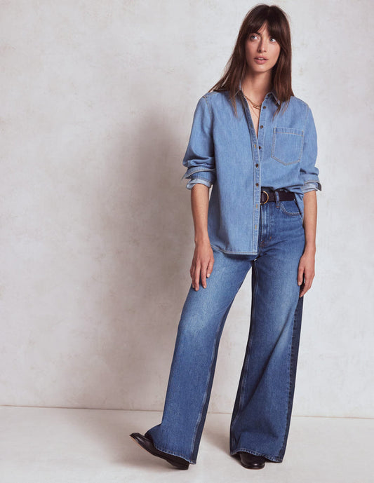 High Rise Wide Leg Jeans Hotch Potch