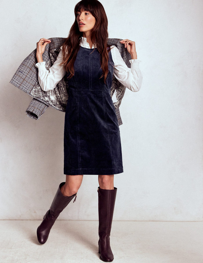 Annie Cord Shift Dress Navy
