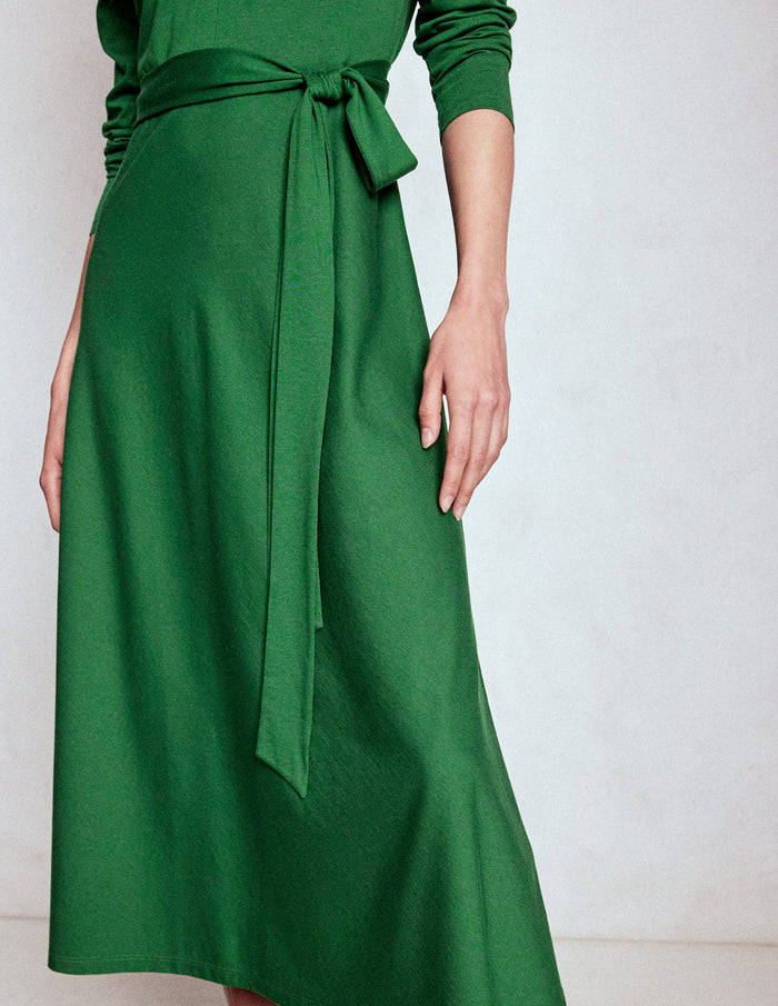 Imogen Collared Jersey Dress Eden