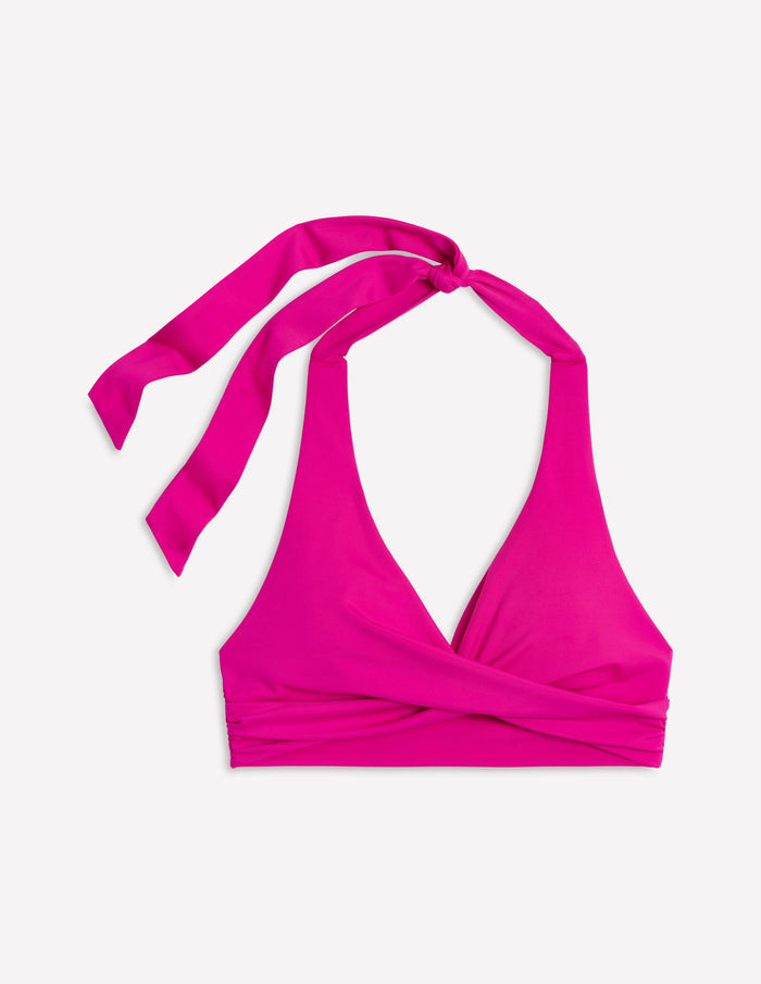 Levanzo Halter Bikini Top Jewel Pink