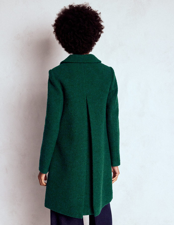 Edinburgh Wool Coat Emerald Night
