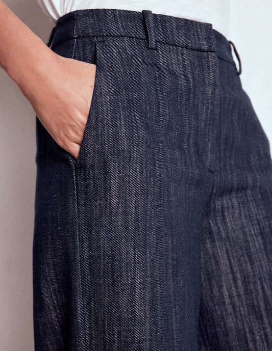 Belgravia Twill Pants Navy Indigo