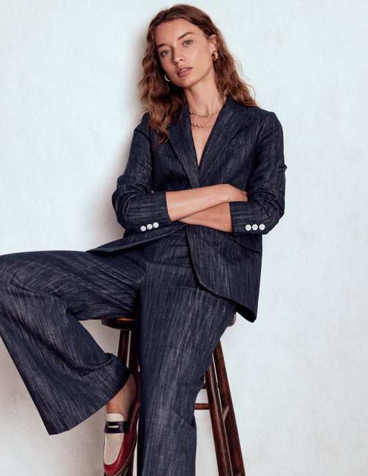 Belgravia Twill Pants Navy Indigo