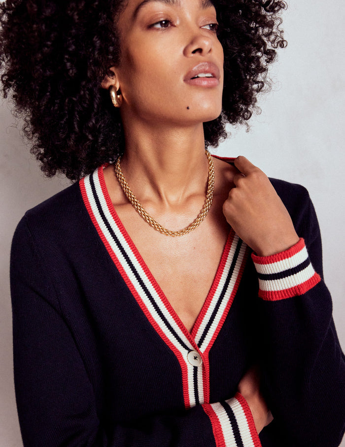 Woven Chain Necklace Gold Colour