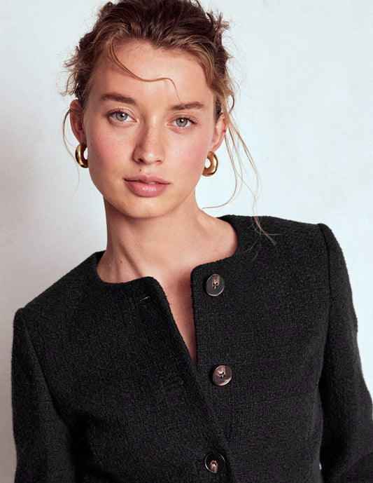 Hampstead Textured Blazer Black